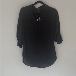 express button down blouse